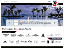 Tablet Screenshot of bernhotelspanama.com